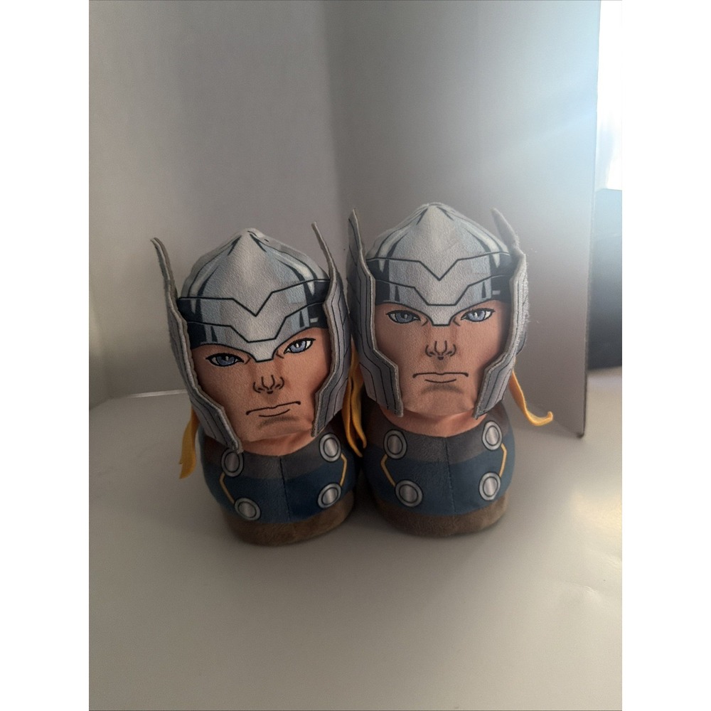Happy Feet Marvel Thor Plush Slippers Avengers Character Shoes XS DN20180831